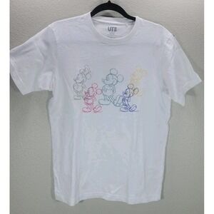 Uniqlo UT x Disney Mickey Mouse Graphic T-Shirt White Size S